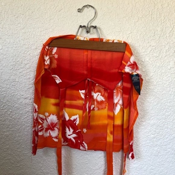 Vintage Hawaiian Top and Wrap Skirt Set - Picture 1 of 4